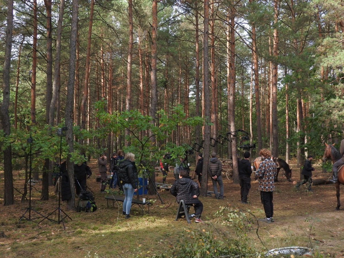 Nadleśnictwo Siedlce zamieniło się w plan filmowy!