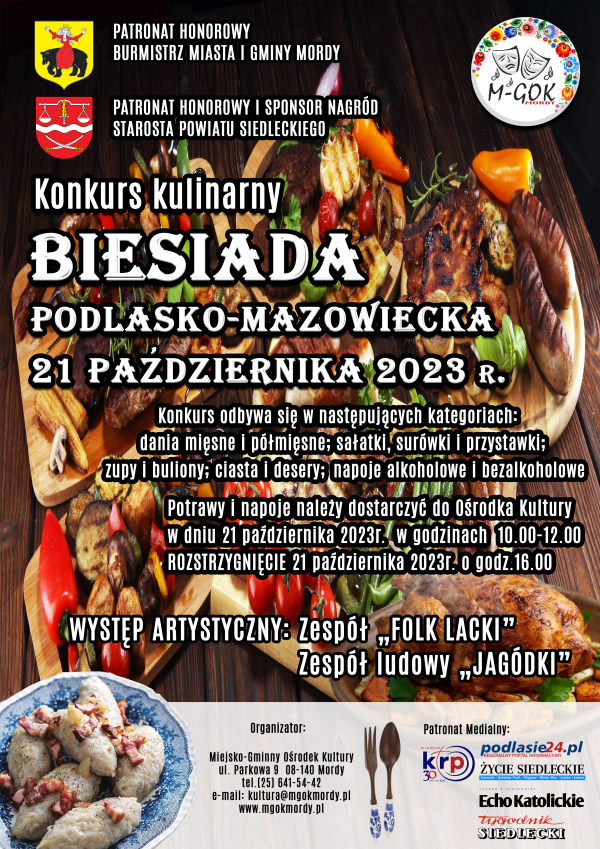 21 października w M-GOK w Mordach - Konkurs kulinarny