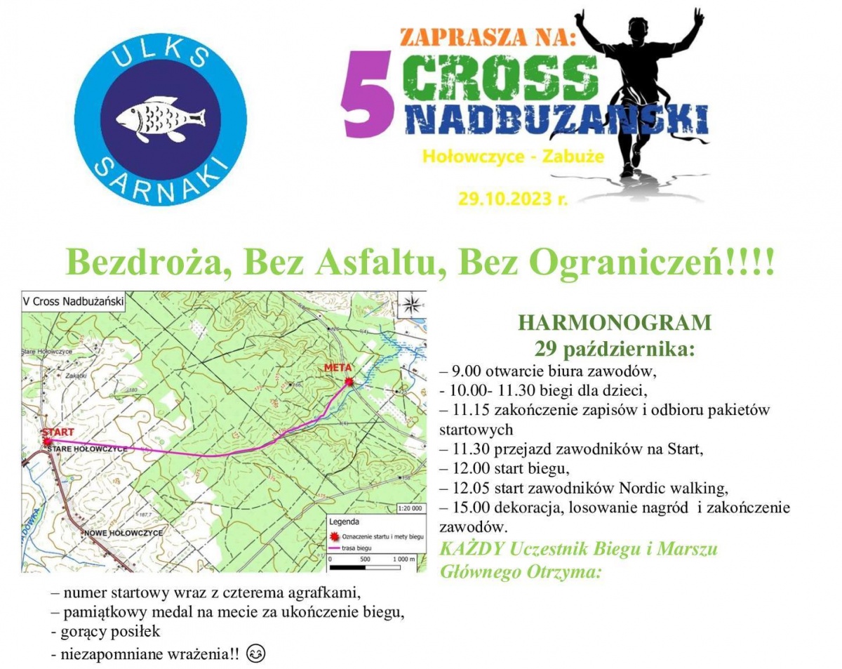 Gmina Sarnaki: Bieg z Hołowczyc do Zabuża, czyli V Cross Nadbużański