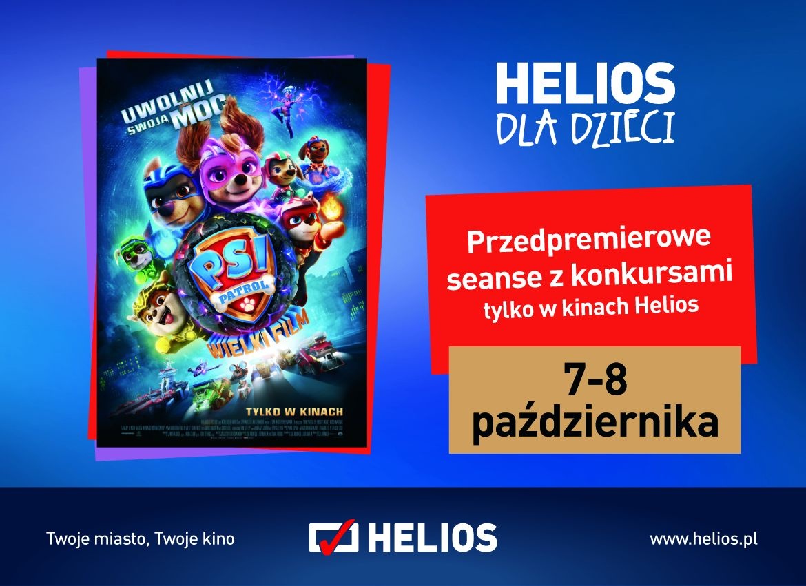 Wygraj bilety do kina Helios Siedlce!