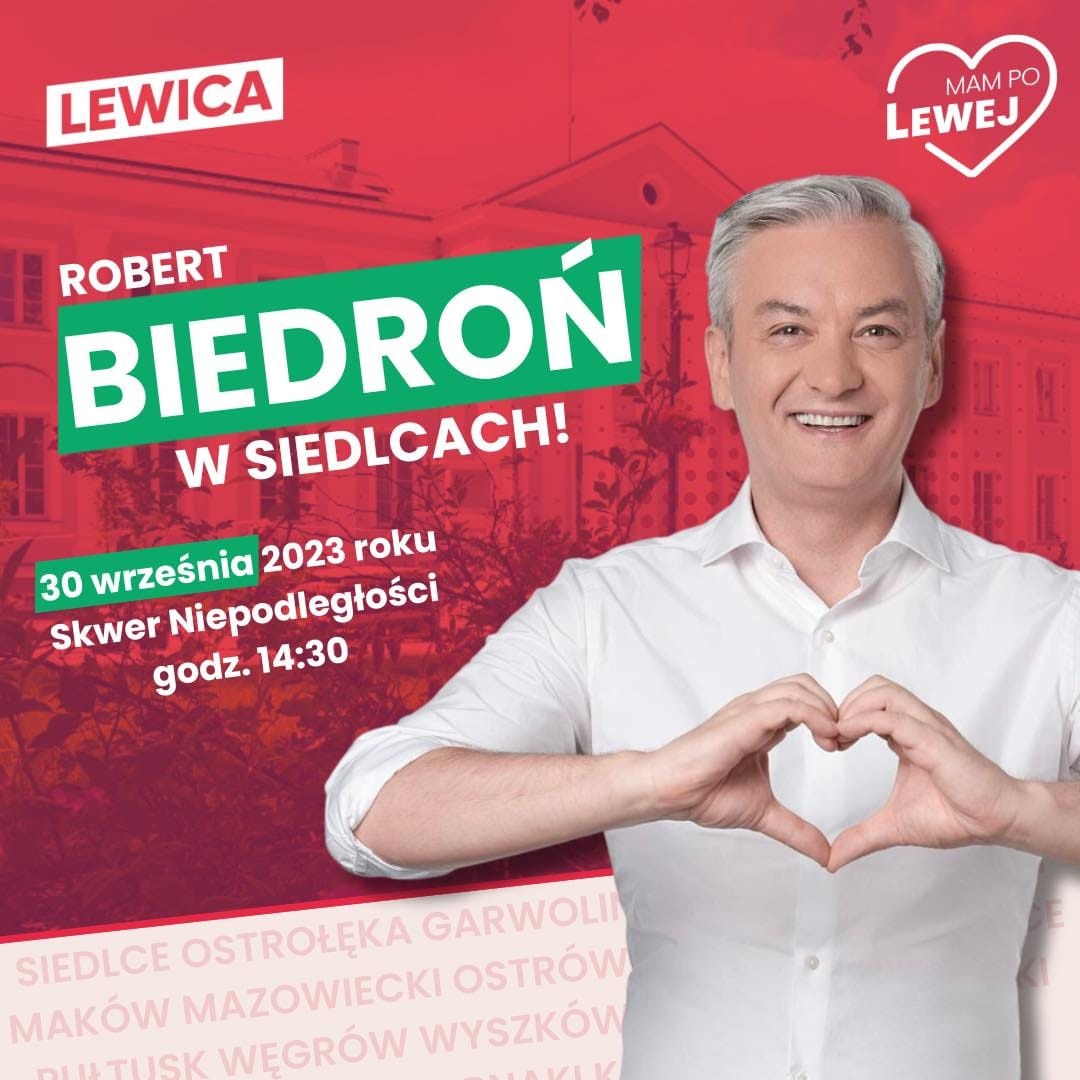 Robert Biedroń w Siedlcach