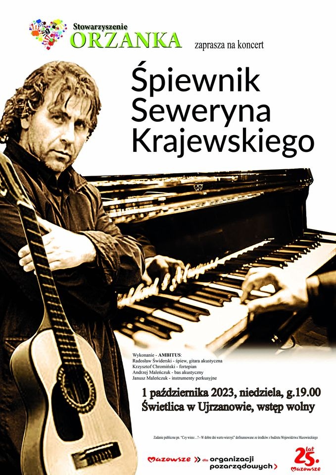 Śpiewnik Seweryna Krajewskiego w świetlicy w Ujrzanowie