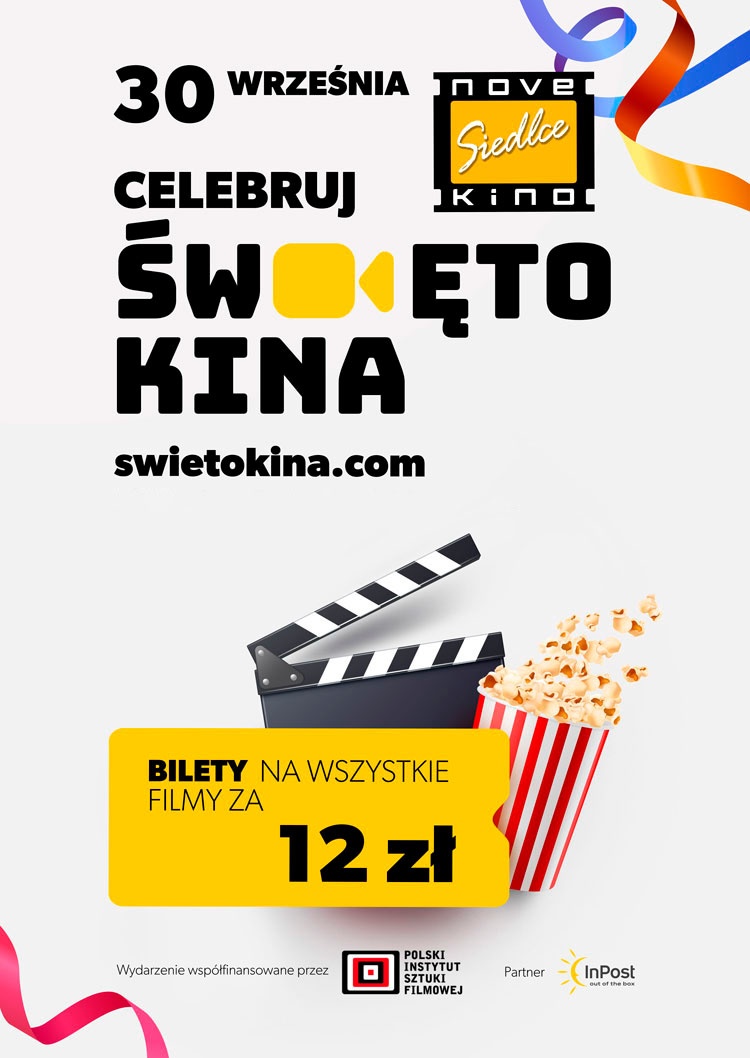 NoveKino Siedlce: Tanie bilety z okazji Święta Kina!