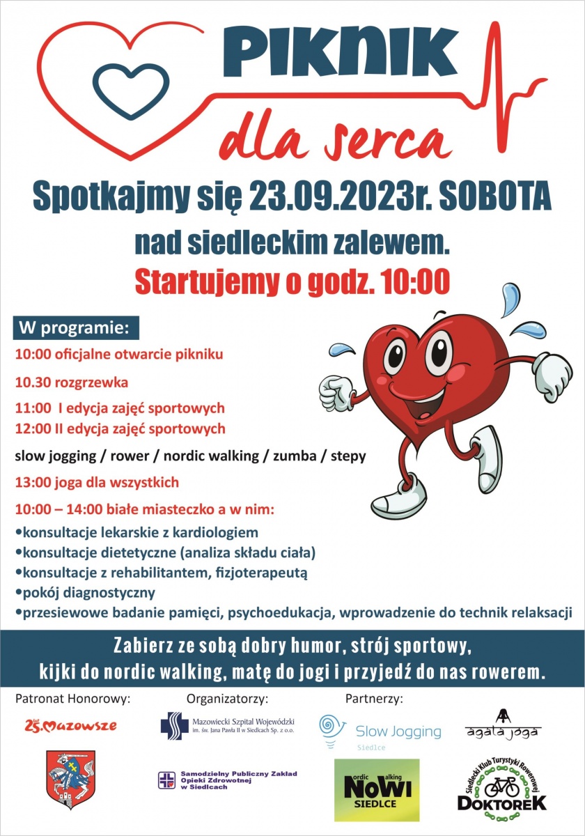 Piknik dla serca nad siedleckim Zalewem