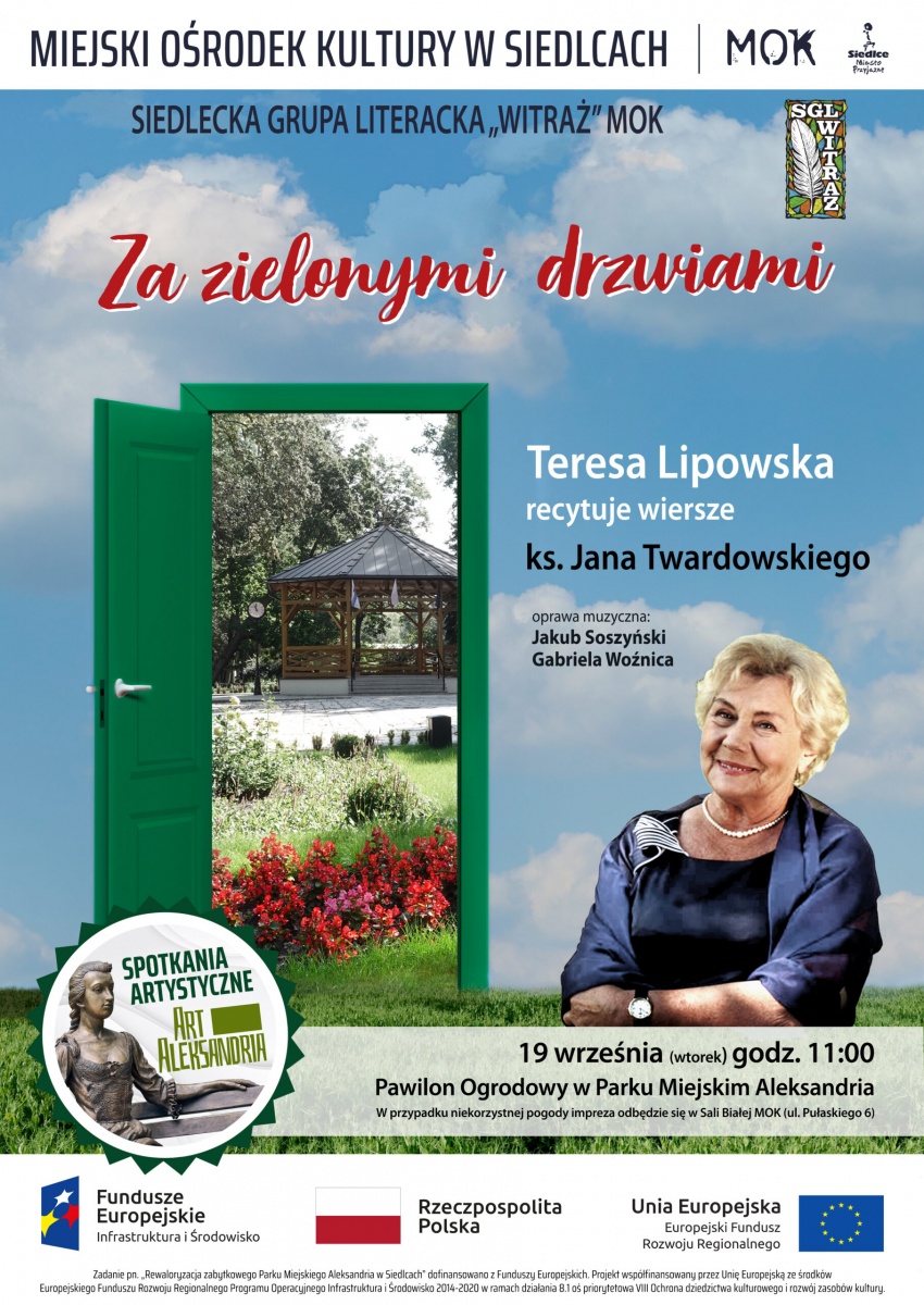 Teresa Lipowska w Parku Aleksandria