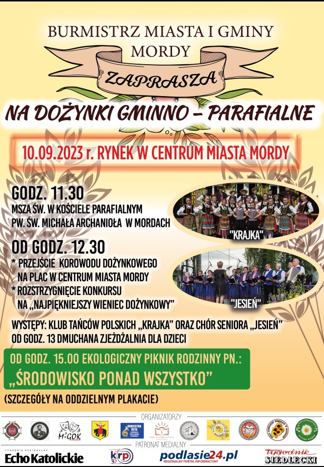 Dożynki Gminno-Parafialne w Mordach