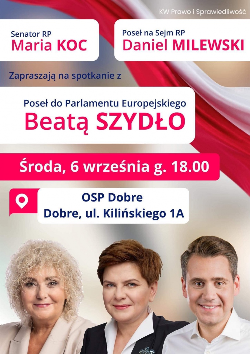 Przyjedzie Beata Szydło