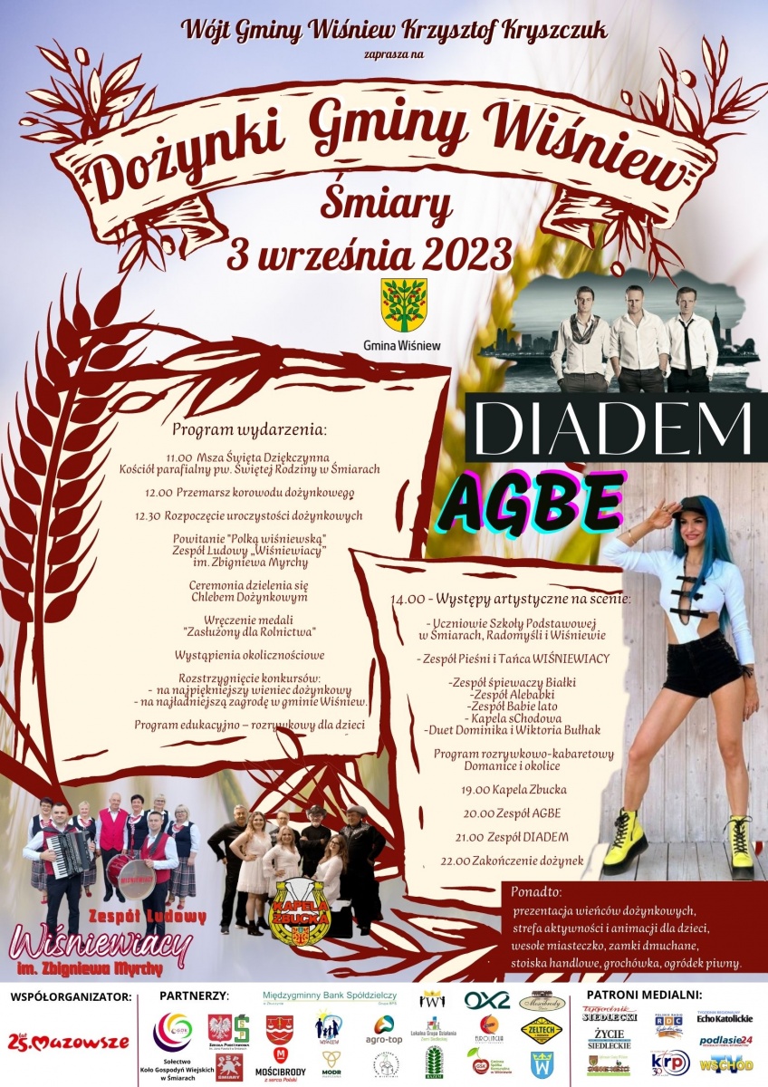 Gminne dożynki w Śmiarach