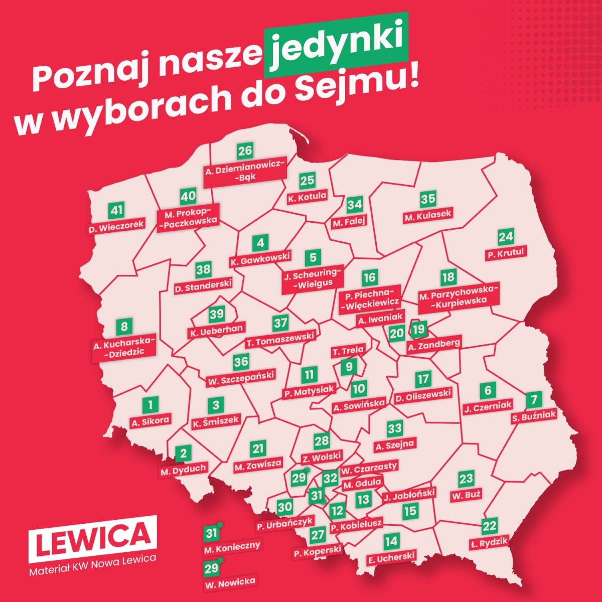 Maria Parzychowska-Kurpiewska jedynką Lewicy w siedlecko-ostrołęckim okręgu wyborczym