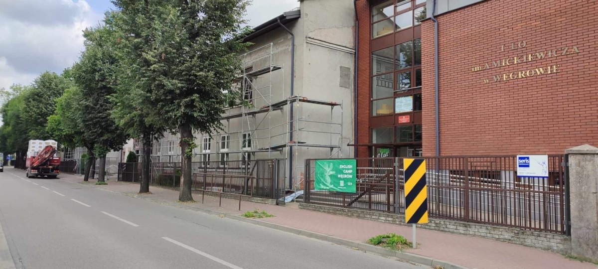 Trwa remont, więc będzie się pylić