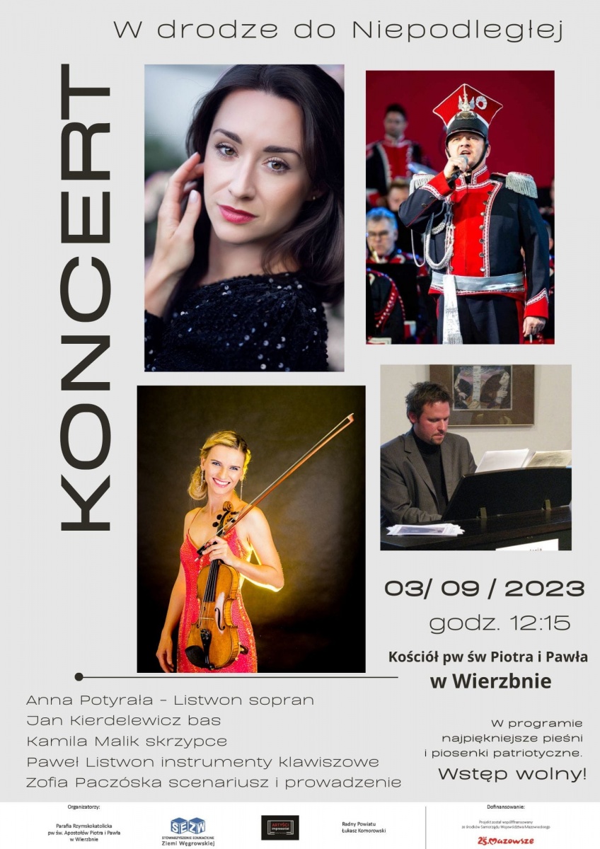 Koncert w Wierzbnie „W drodze do Niepodległej”