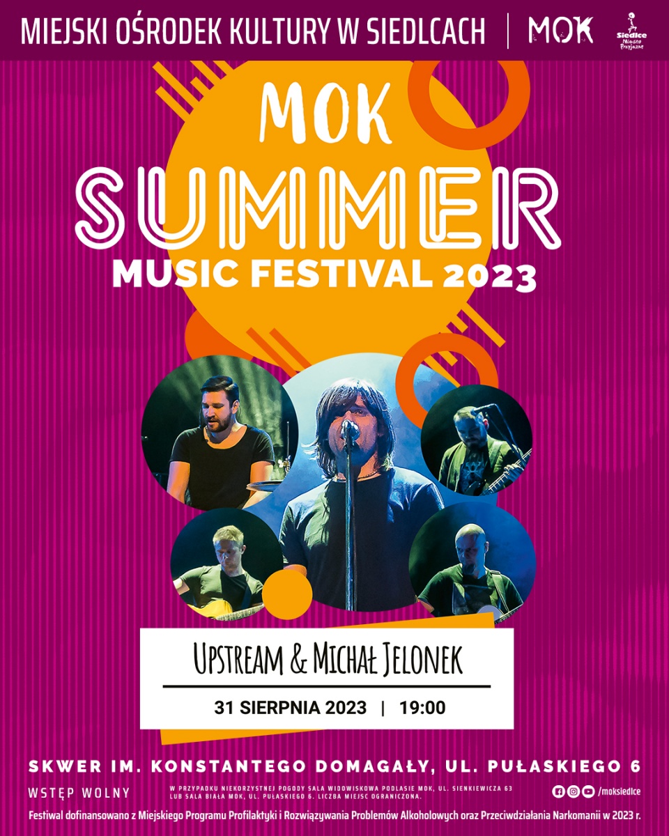 MOK Summer Music Festival 2023 - Upstream & Michał Jelonek