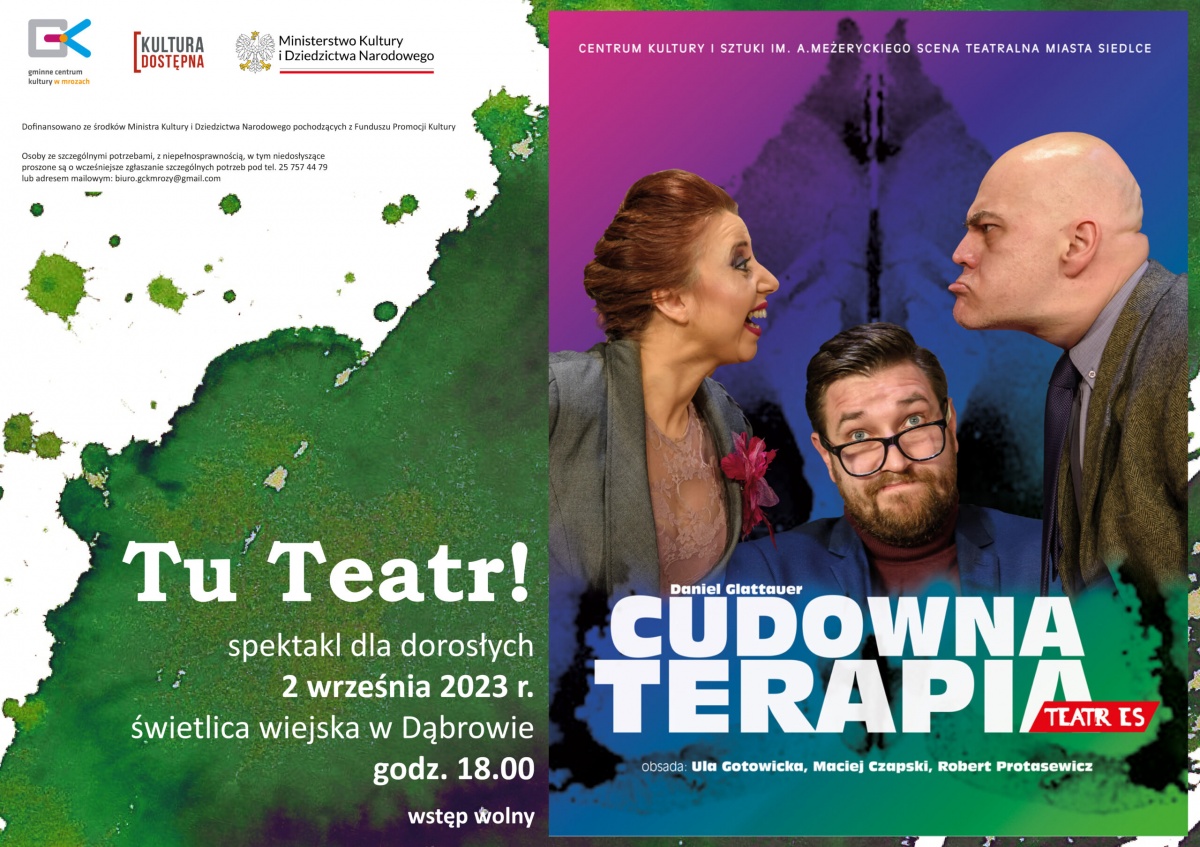 Cudowna terapia w Gminnym Centrum Kultury w Mrozach