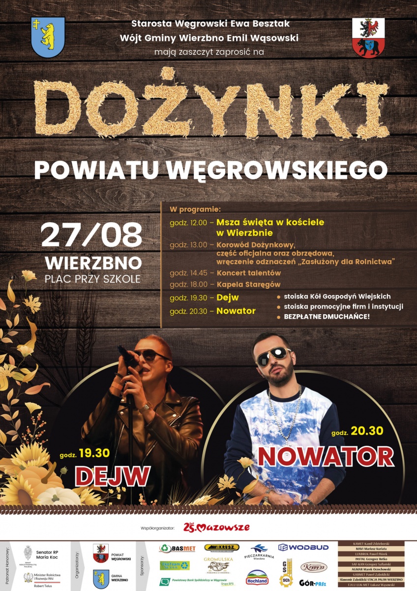 W Wierzbnie odbędą się dożynki powiatowe