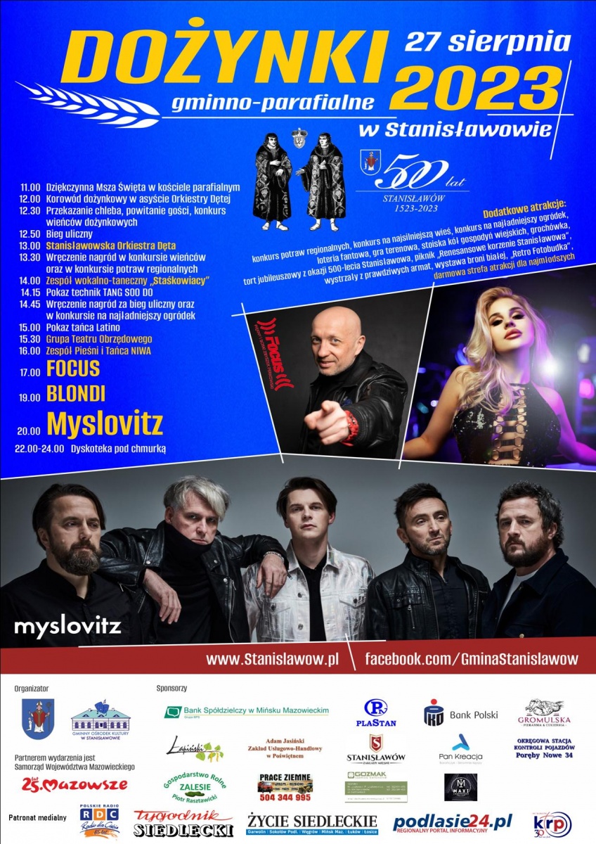 Myslovitz gwiazdą wieczoru na Dożynkach w Stanisławowie