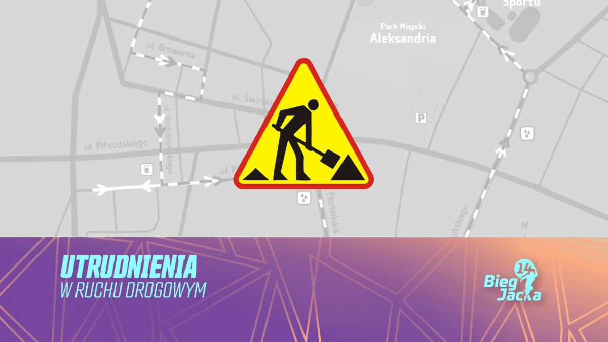 Utrudnienia w ruchu podczas Biegu Jacka