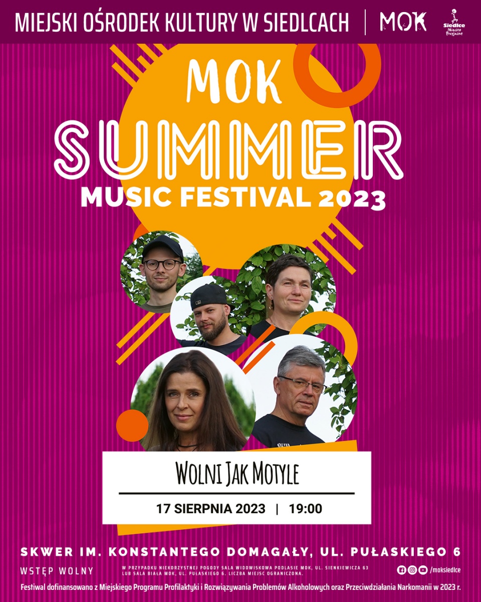 MOK Summer Music Festival: Wolni jak motyle