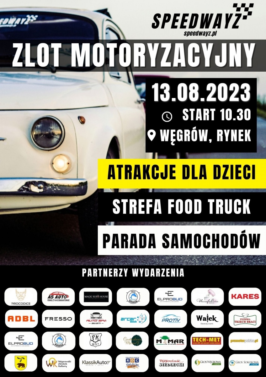 Zlot pojazdów zabytkowych w Węgrowie