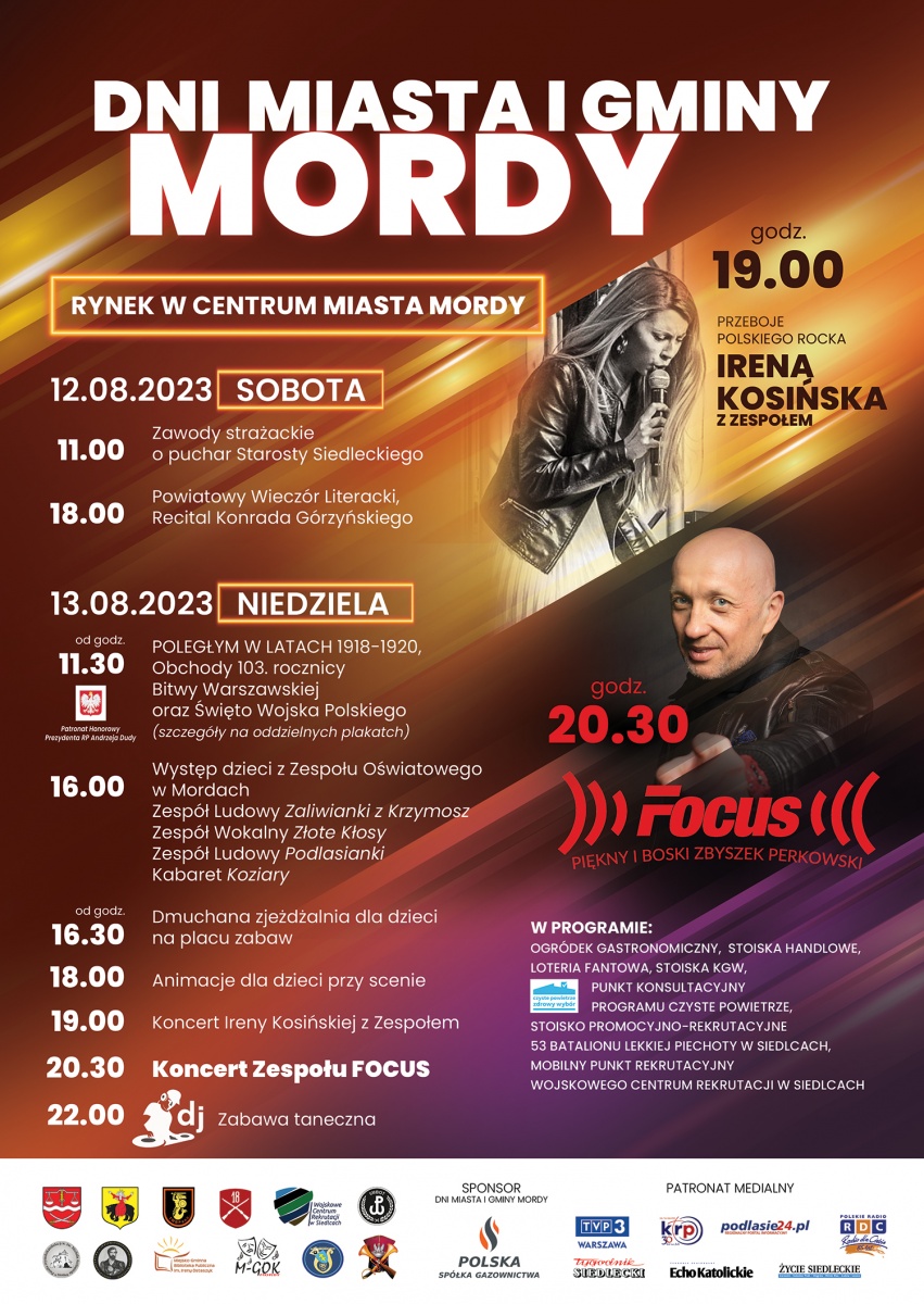 Dni Miasta i Gminy Mordy już w ten weekend!