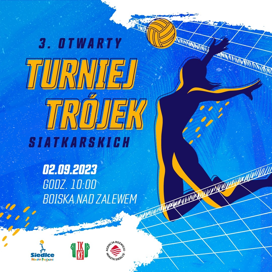 Otwarty Turniej Trójek Siatkarskich nad siedleckim zalewem