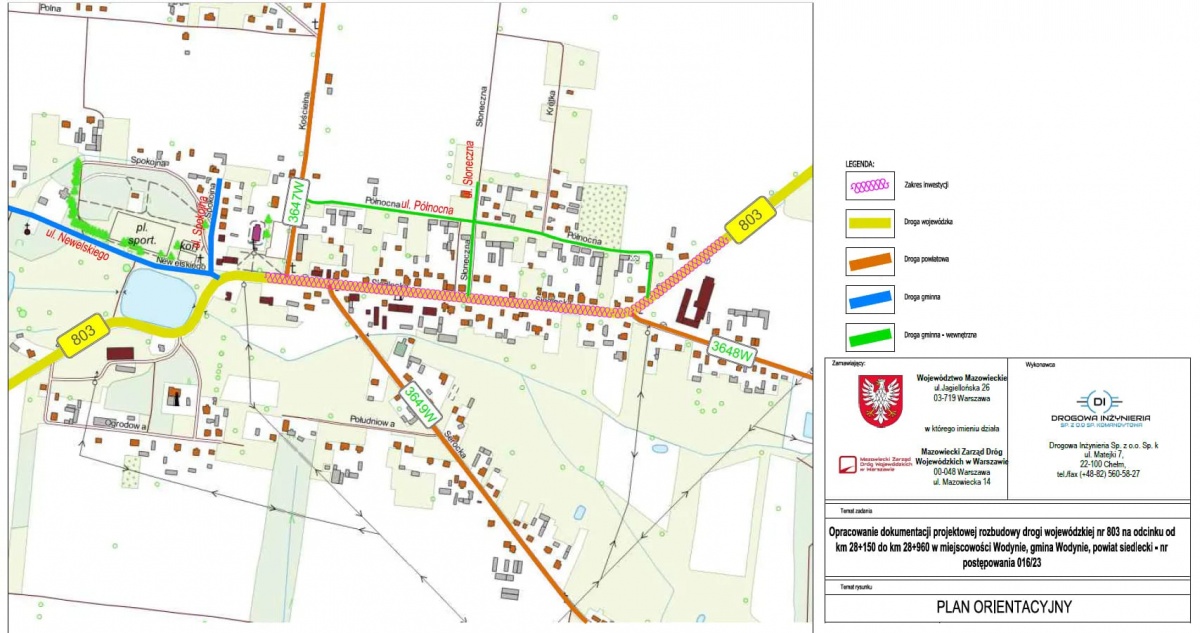 W Wodyniach - spotkanie informacyjne dotyczące rozbudowy drogi wojewódzkiej 803