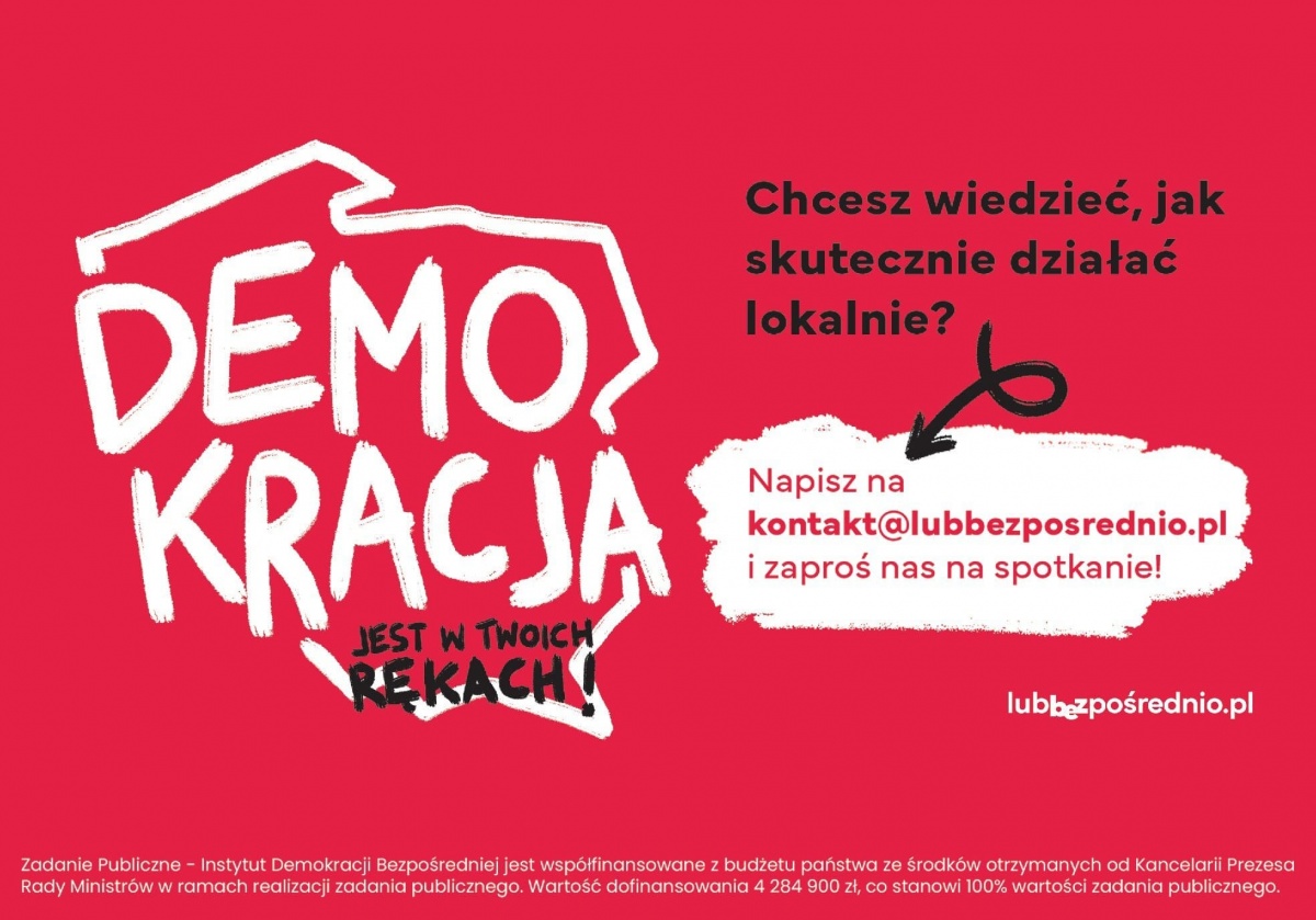 Wybory coraz bliżej, ale mieszkańcy mogą zmieniać swoją małą ojczyznę na co dzień