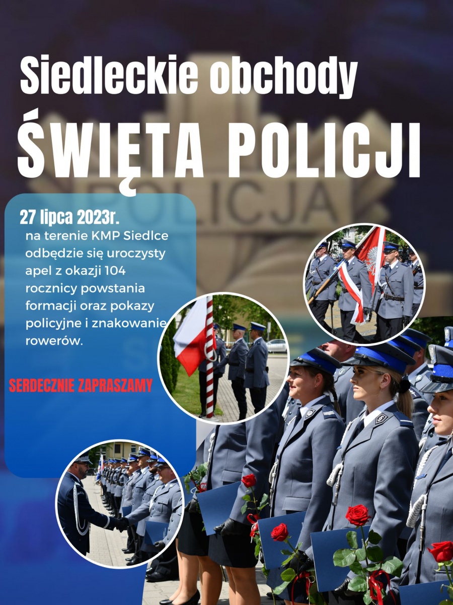 Uroczyste obchody Święta Policji w Siedlcach