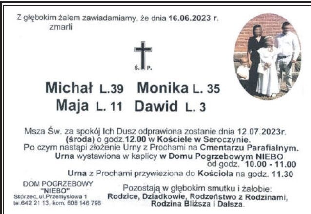 Zamordowana w Londynie rodzina pochodziła z naszych okolic. Tajemnicę zabrali do grobu