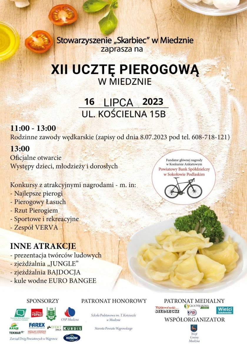 Uczta pierogowa w Miedznie