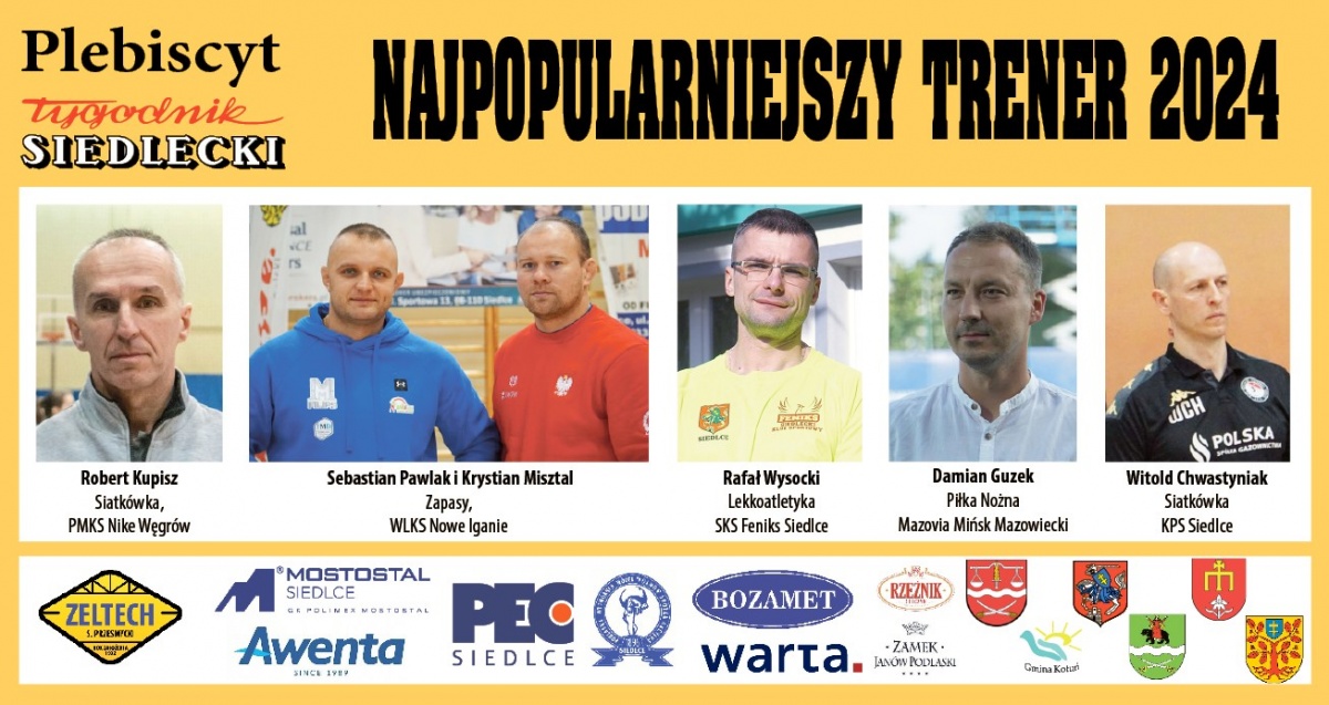 Najpopularniejszy trener 2024 roku - głosowanie!