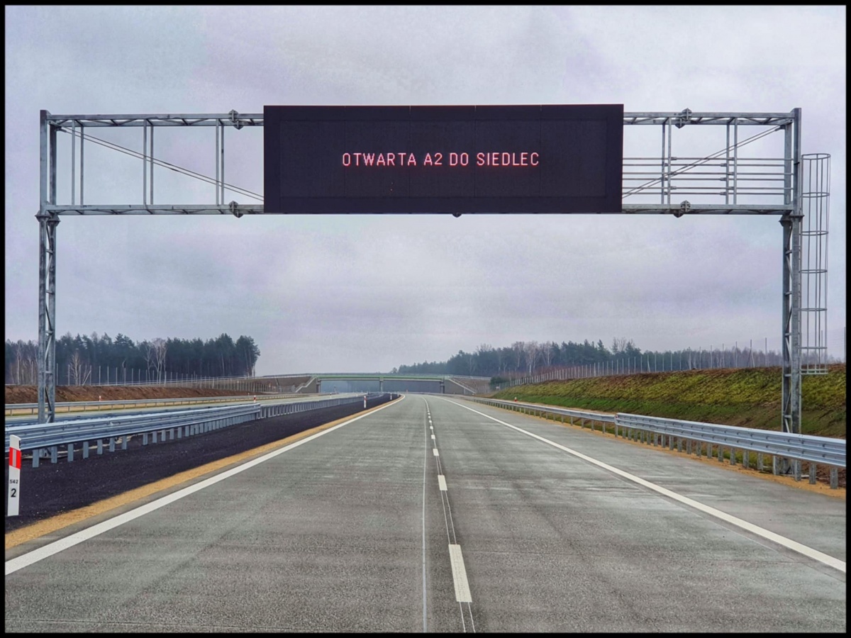 Autostrada A2 Warszawa-Siedlce otwarta!