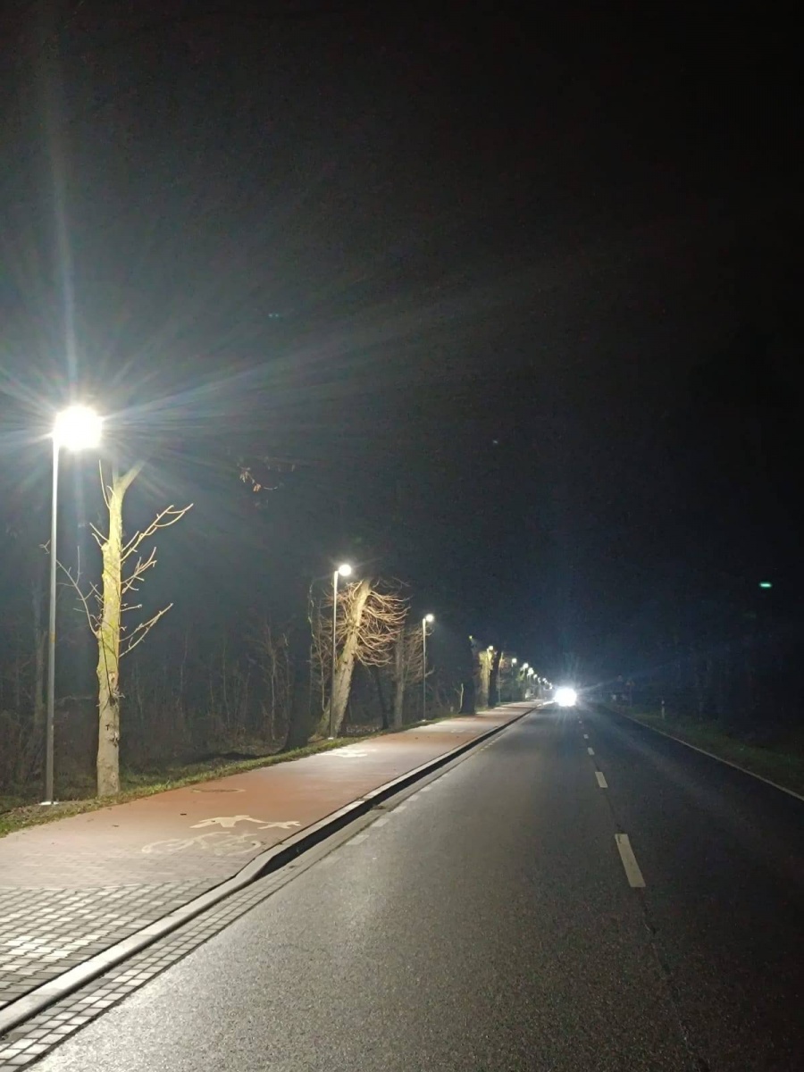 Gmina Siedlce: 5,5 kilometra oświetlenia