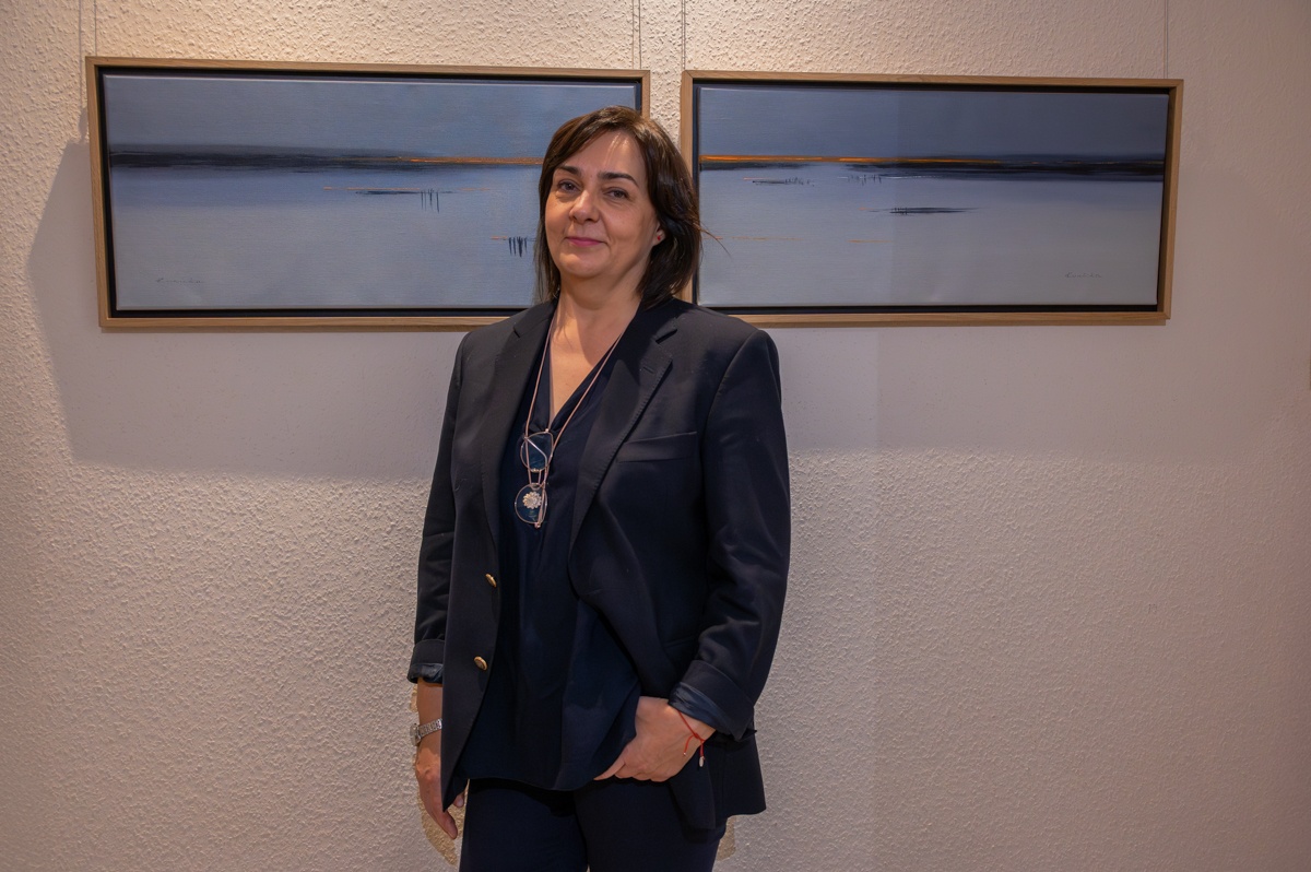 Miejsce, gdzie ziemia styka się z niebem – wernisaż prac Ewy Kunickiej w Galerii Teatralnej CKiS