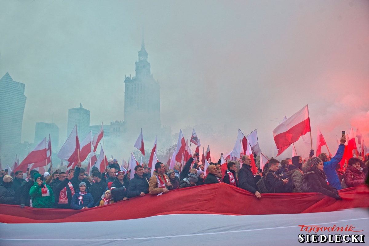 Marsz Niepodległości w Warszawie