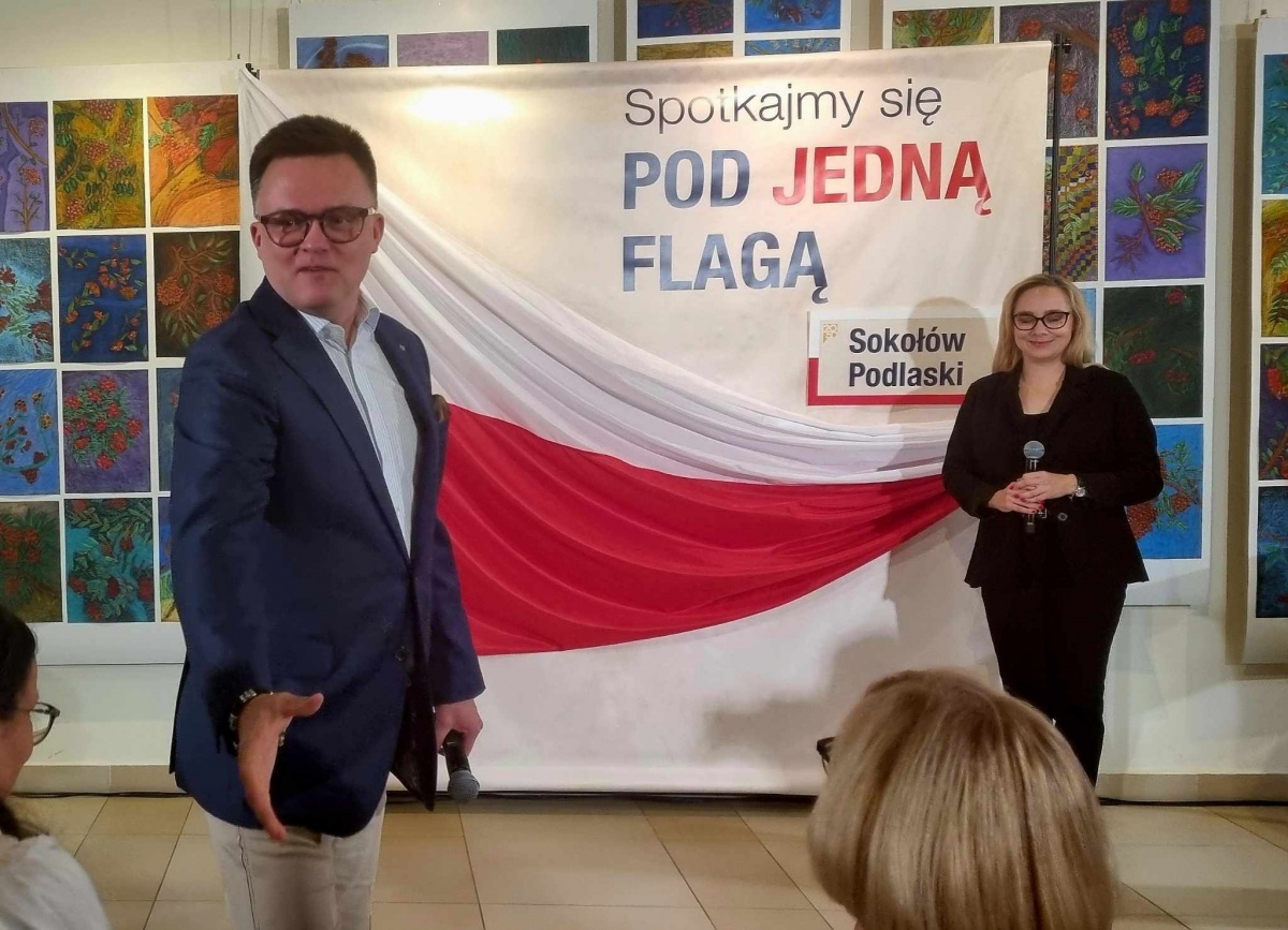 Marszałek Szymon Hołownia odwiedził Sokołów Podlaski