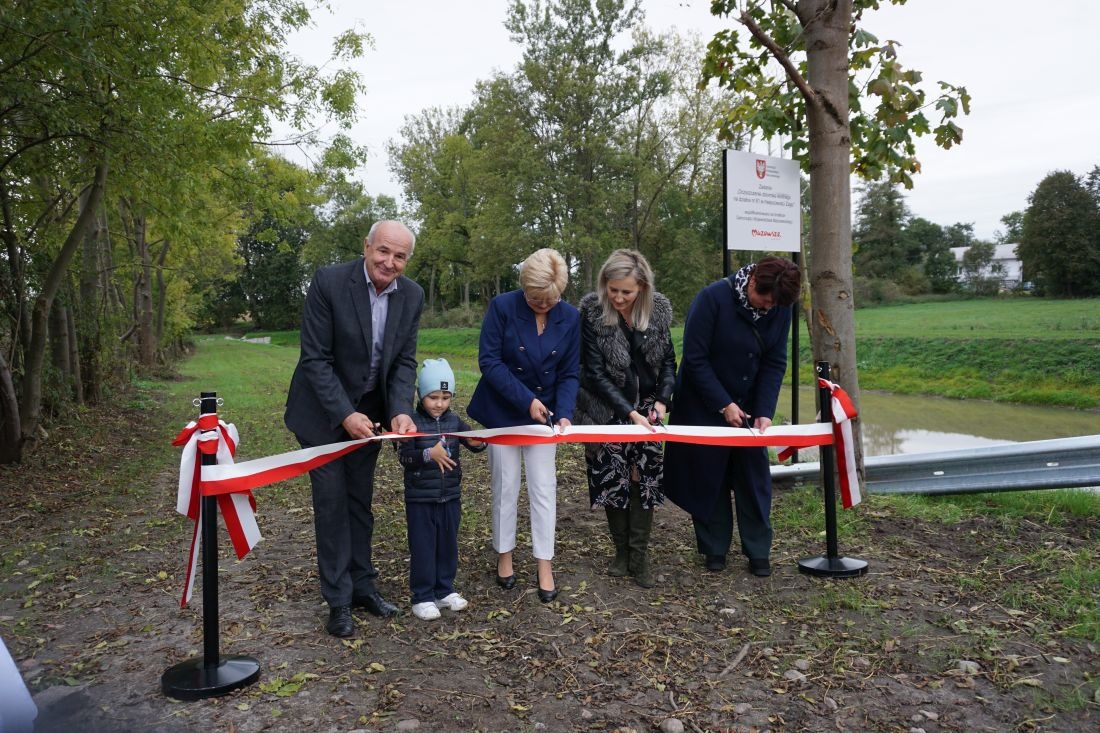 Wiejski staw w Zającu po modernizacji