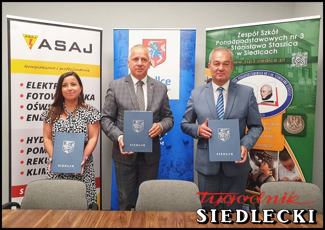 Umowa patronacka firmy ASAJ i ZSP nr 3 w Siedlcach
