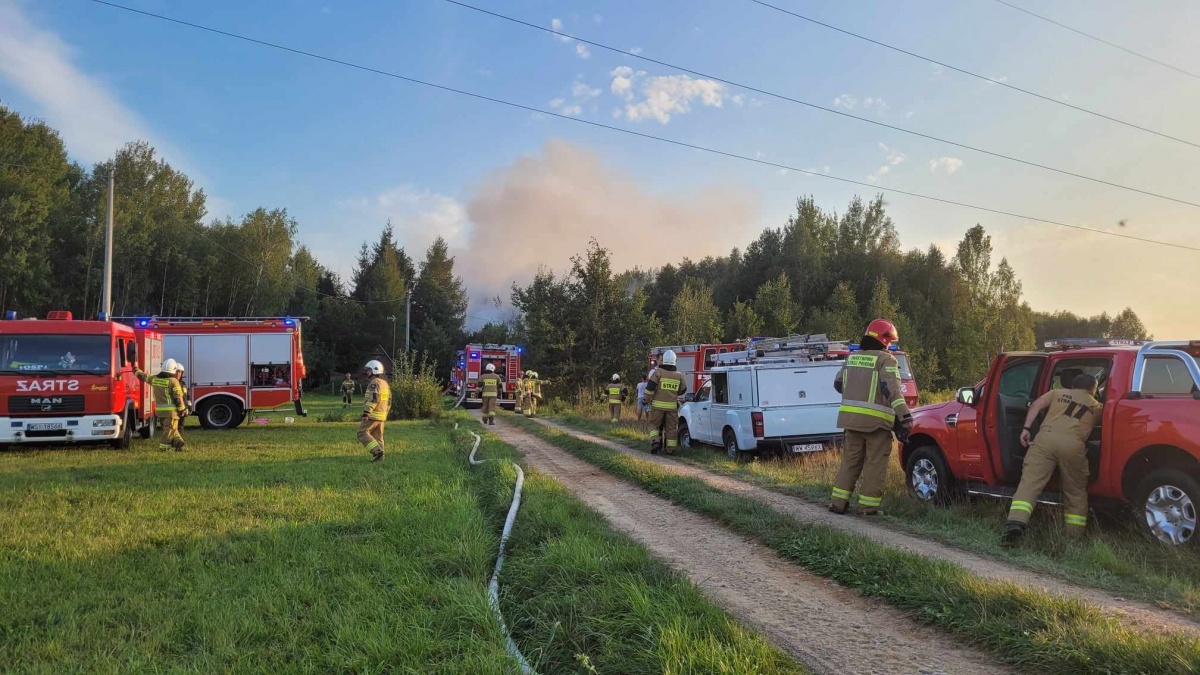 Wybuchy i pożar w Ryczycy (aktualizacja)