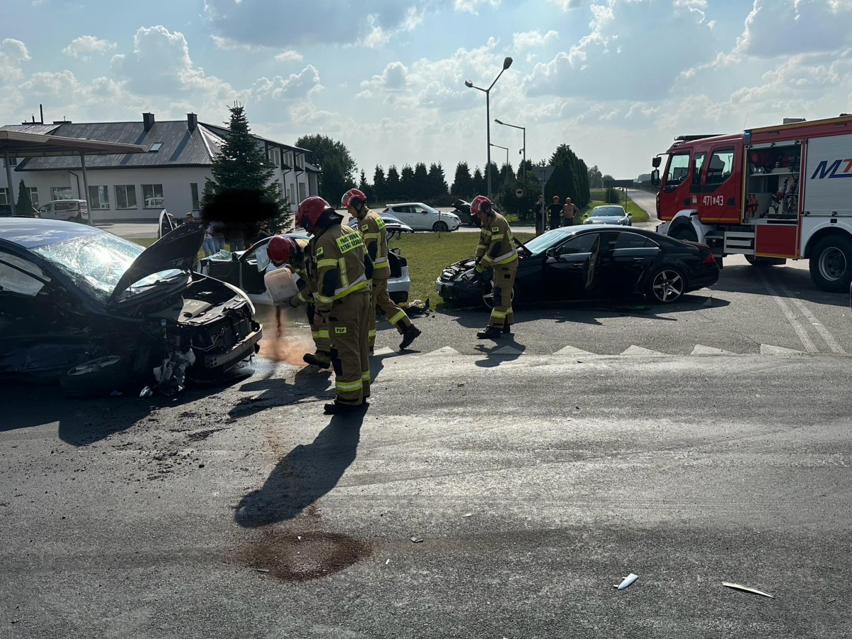 Gmina Łuków: Zablokowana droga krajowa nr 63