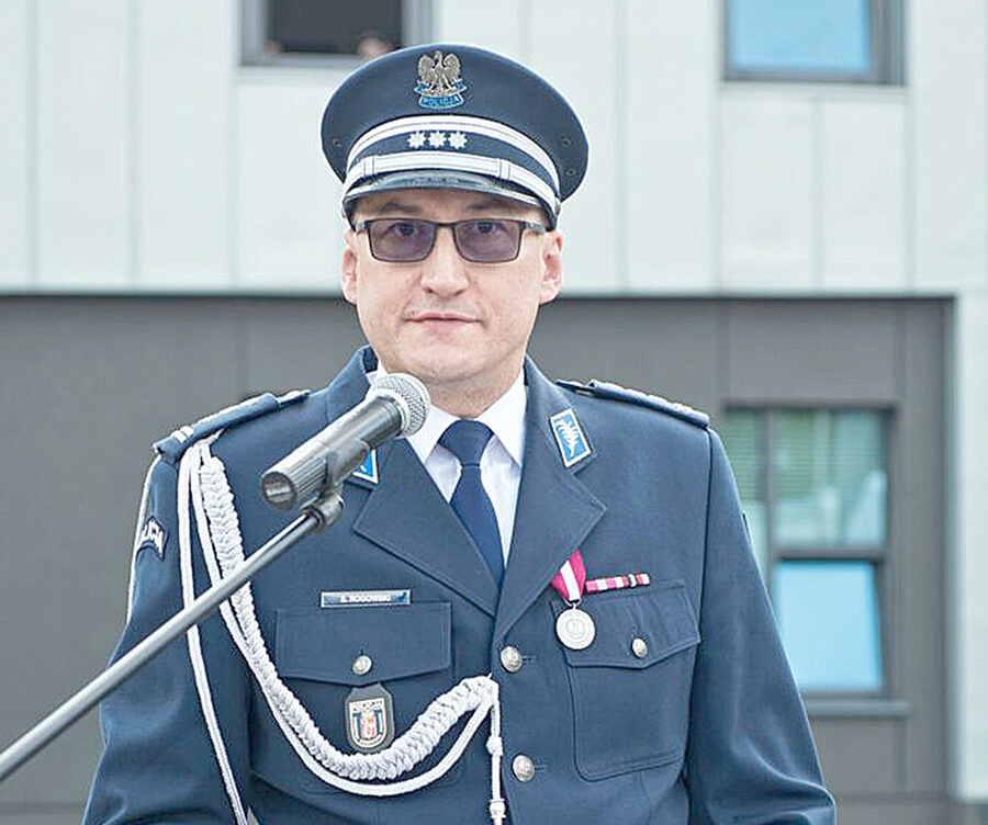 Nic nie zapowiadało pożegnania komendanta mińskiej policji