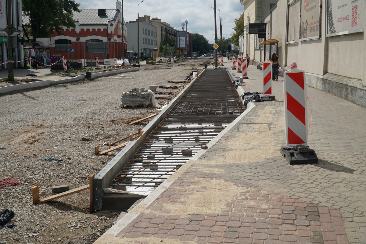 Prace na głównym skrzyżowaniu Siedlec nabierają tempa