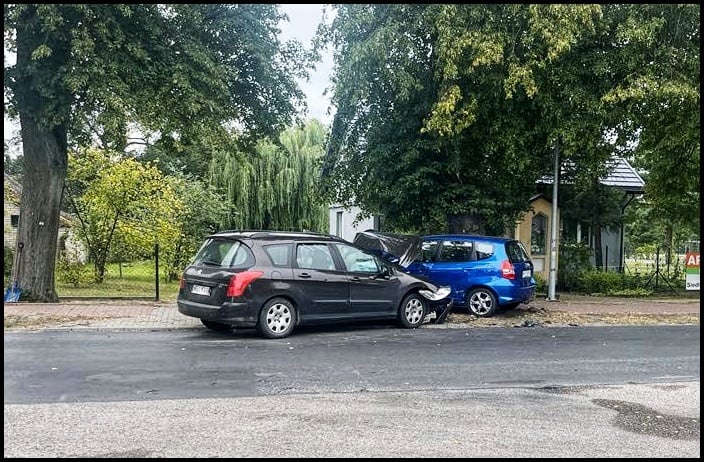 Zderzenie w Domanicach Kolonii