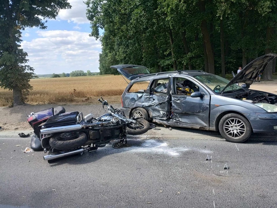 Wypadek w Woźnikach koło Łosic