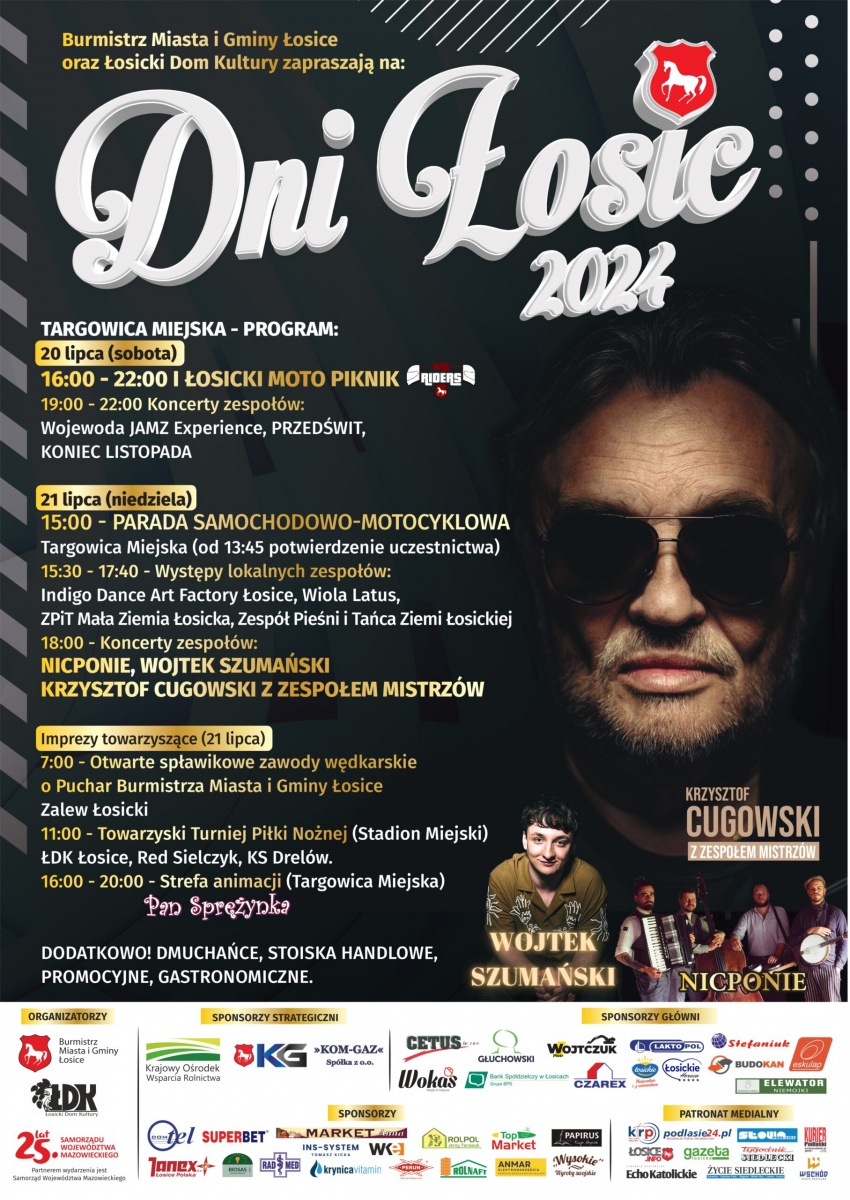 Gwiazdą Dni Łosic będzie Krzysztof Cugowski