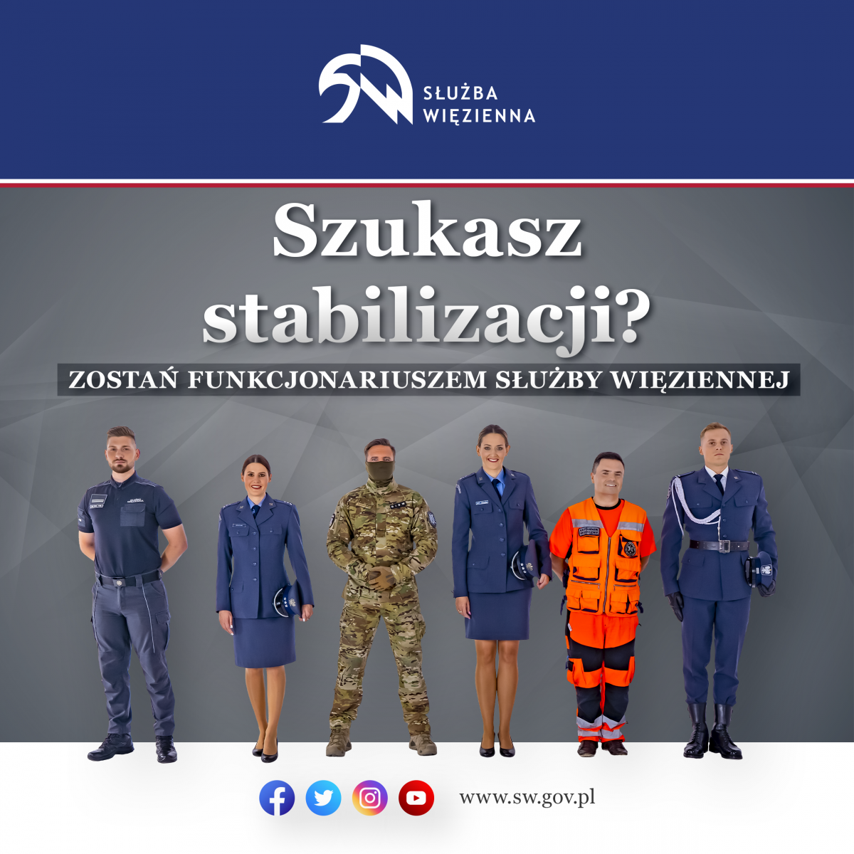 Zostań pracownikiem służby więziennej!