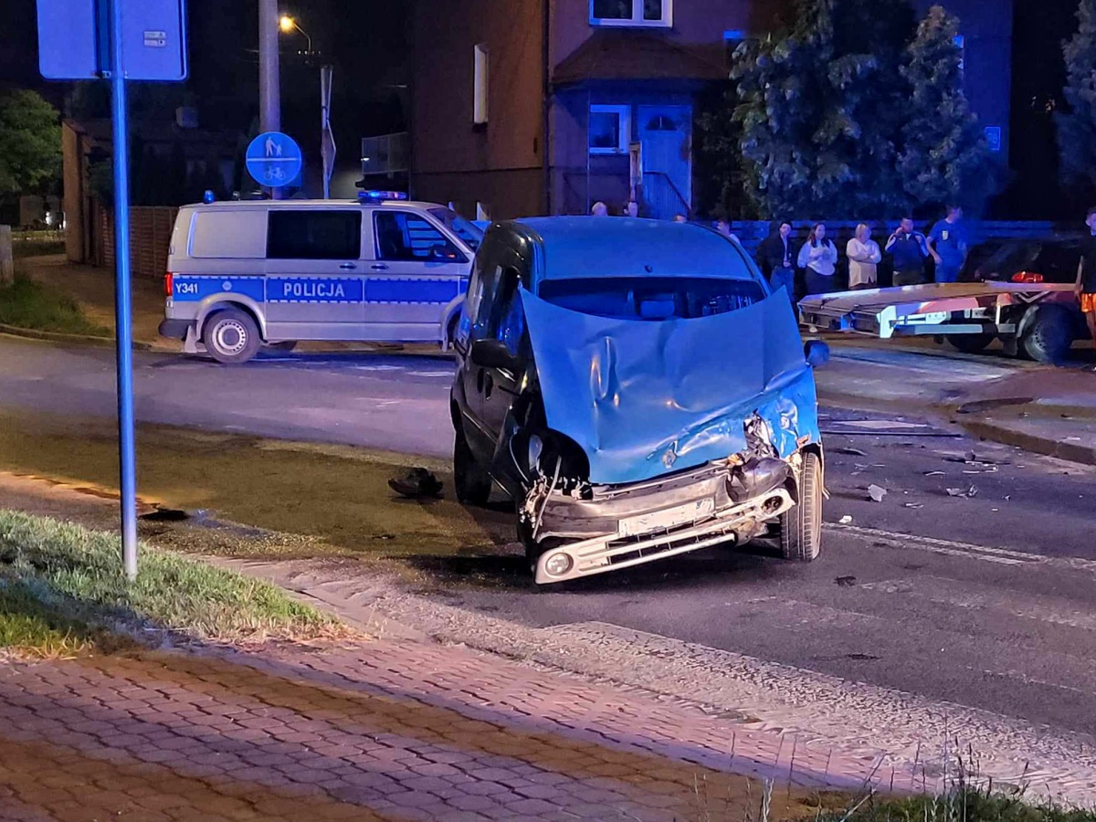Zderzenie na skrzyżowaniu