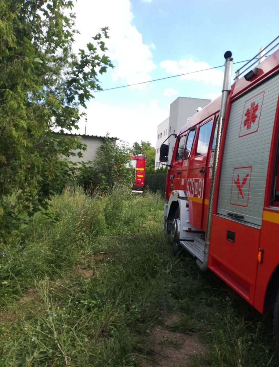 Węgrów: Pożar w pustostanie