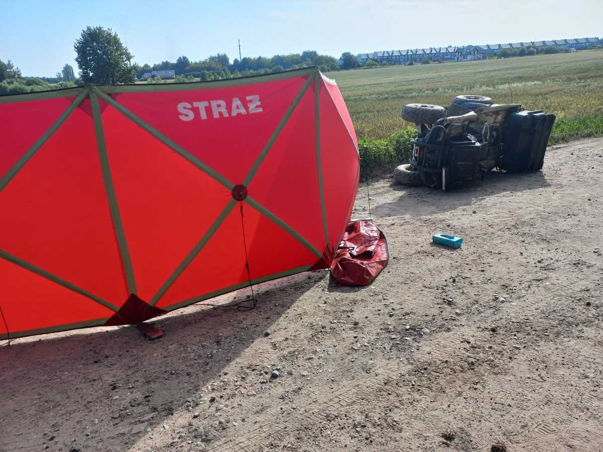 Łosice: Tragiczny finał jazdy na quadzie