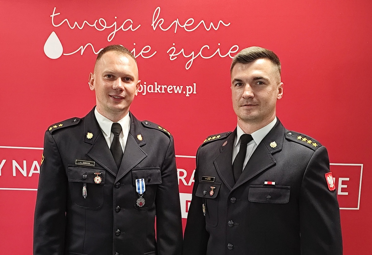 Odznaczony za honorowe krwiodawstwo