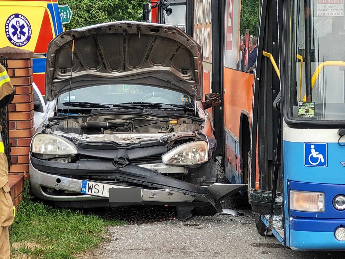 Zderzenie z autobusem